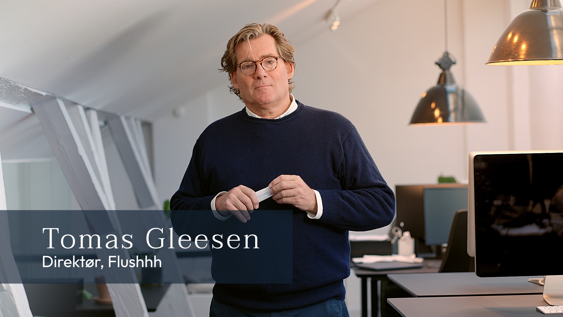 Tomas Gleesen, founder of Flushhh